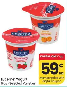 Albertsons Lucerne Yogurt offer