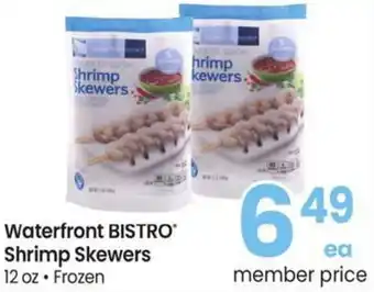 Albertsons Waterfront BISTRO Shrimp Skewers offer