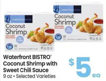 Albertsons Waterfront BISTRO' Coconut Shrimp with Sweet Chili Sauce offer