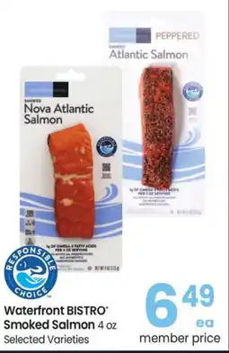 Albertsons Waterfront BISTRO Smoked Salmon offer