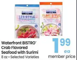 Albertsons Waterfront BISTRO Crab Flavored Seafood with Surimi offer