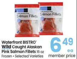 Albertsons Waterfront BISTRO Wild Caught Alaskan Pink Salmon Fillets offer