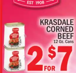 C Town KRASDALE CORNED BEEF offer