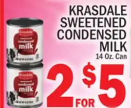 C Town KRASDALE SWEETENED CONDENSED MILK offer