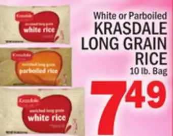 C Town KRASDALE LONG GRAIN RICE offer