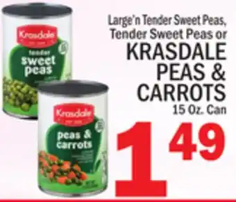 C Town KRASDALE PEAS & CARROTS offer