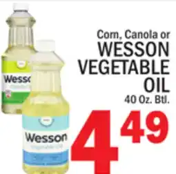 C Town WESSON VEGETABLE OIL offer