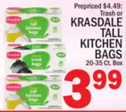 C Town KRASDALE TALL KITCHEN BAGS offer