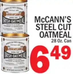 C Town McCANN'S STEEL CUT OATMEAL offer