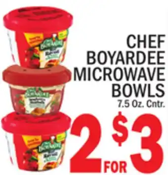 C Town CHEF BOYARDEE MICROWAVE BOWLS offer