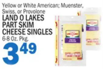 C Town LAND O LAKES PART SKIM CHEESE SINGLES offer