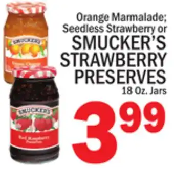 C Town SMUCKER'S STRAWBERRY PRESERVES offer