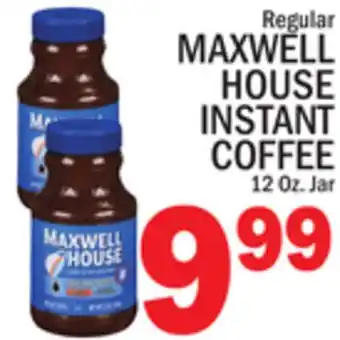 C Town MAXWELL HOUSE INSTANT COFFEE offer