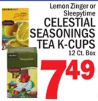 C Town CELESTIAL SEASONINGS TEA K-CUPS offer