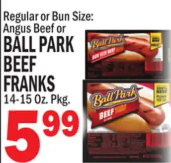 C Town BALL PARK BEEF FRANKS offer