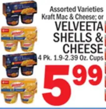 C Town VELVEETA SHELLS & CHEESE offer