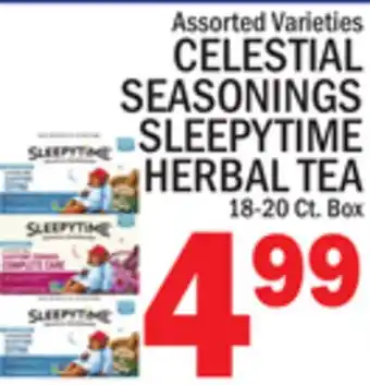 C Town CELESTIAL SEASONINGS SLEEPYTIME HERBAL TEA offer