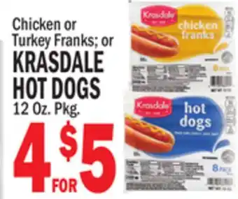 C Town KRASDALE HOT DOGS offer