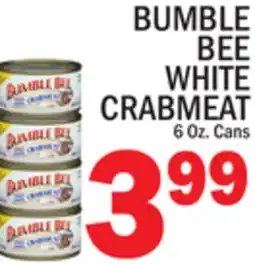 C Town BUMBLE BEE WHITE CRABMEAT offer