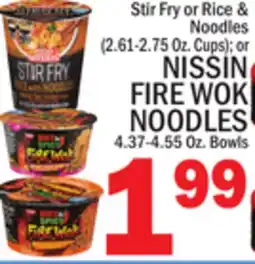 C Town NISSIN FIRE WOK NOODLES offer