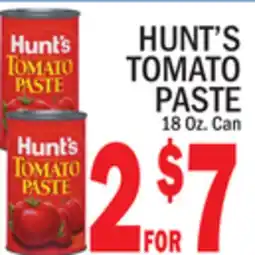 C Town HUNT'S TOMATO PASTE offer