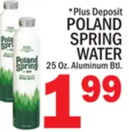 C Town POLAND SPRING WATER offer