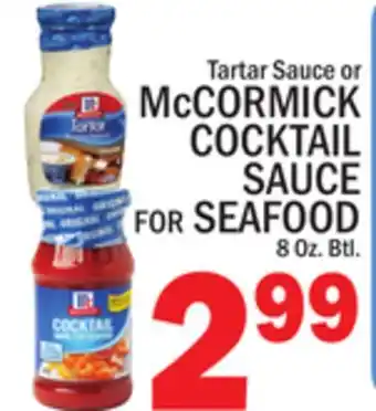 C Town McCORMICK COCKTAIL SAUCE for SEAFOOD offer