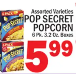 C Town POP SECRET POPCORN offer