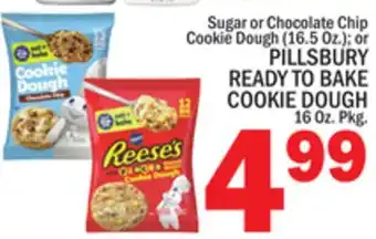 C Town PILLSBURY READY TO BAKE COOKIE DOUGH 16 Oz. Pkg offer