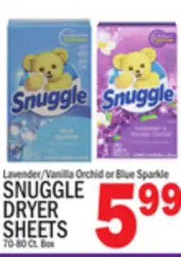 C Town SNUGGLE DRYER SHEETS offer