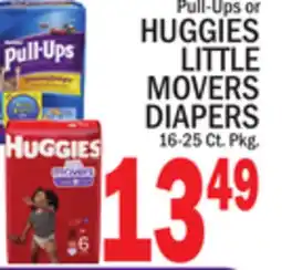 C Town HUGGIES LITTLE MOVERS DIAPERS offer