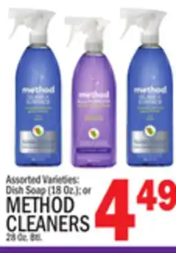 C Town METHOD CLEANERS 28 Oz. Btl offer