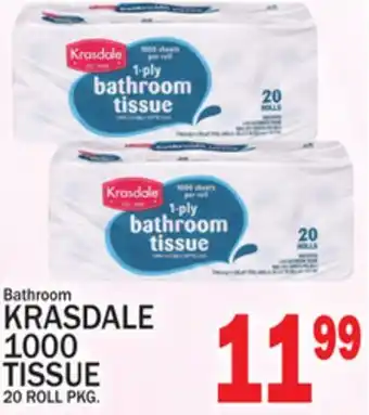 C Town KRASDALE 1000 TISSUE offer