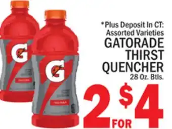 C Town GATORADE THIRST QUENCHER offer