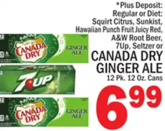 C Town CANADA DRY GINGER ALE offer