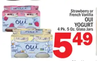 C Town OUI YOGURT offer