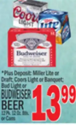 C Town BUDWEISER BEER offer