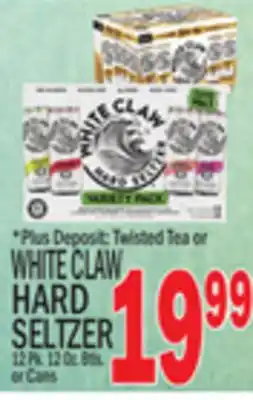 C Town WHITE CLAW HARD SELTZER offer