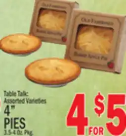 C Town Table Talk 4 PIES offer