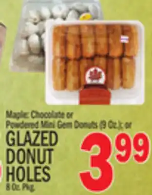 C Town GLAZED DONUT HOLES 8 Oz. Pkg offer