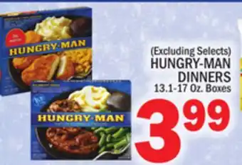 C Town HUNGRY-MAN DINNERS offer