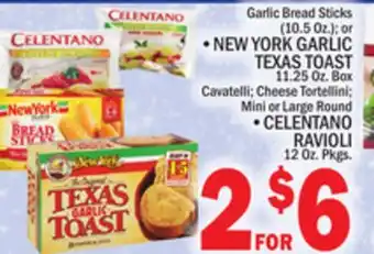 C Town NEW YORK GARLIC TEXAS TOAST, 11.25 Oz. Box offer