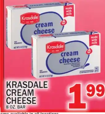 C Town KRASDALE CREAM CHEESE offer