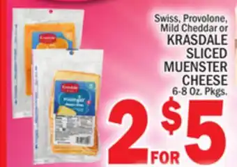 C Town KRASDALE SLICED MUENSTER CHEESE offer