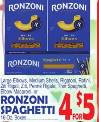 Bravo Supermarkets RONZONI SPAGHETTI offer