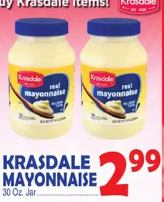 Bravo Supermarkets KRASDALE MAYONNAISE offer