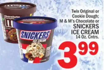 C Town SNICKERS ICE CREAM offer