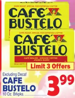 Bravo Supermarkets CAFE BUSTELO offer