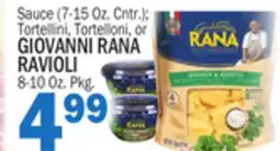 Bravo Supermarkets GIOVANNI RANA RAVIOLI 8-10 Oz. Pkg offer