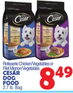 Bravo Supermarkets CESAR DOG FOOD offer